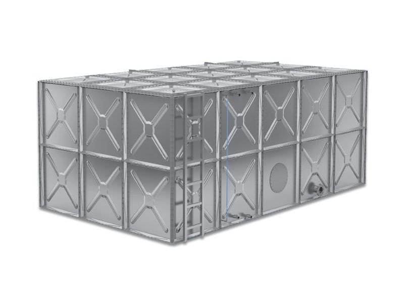 Büyük Modüllü Modüler Prizmatik Su Depoları